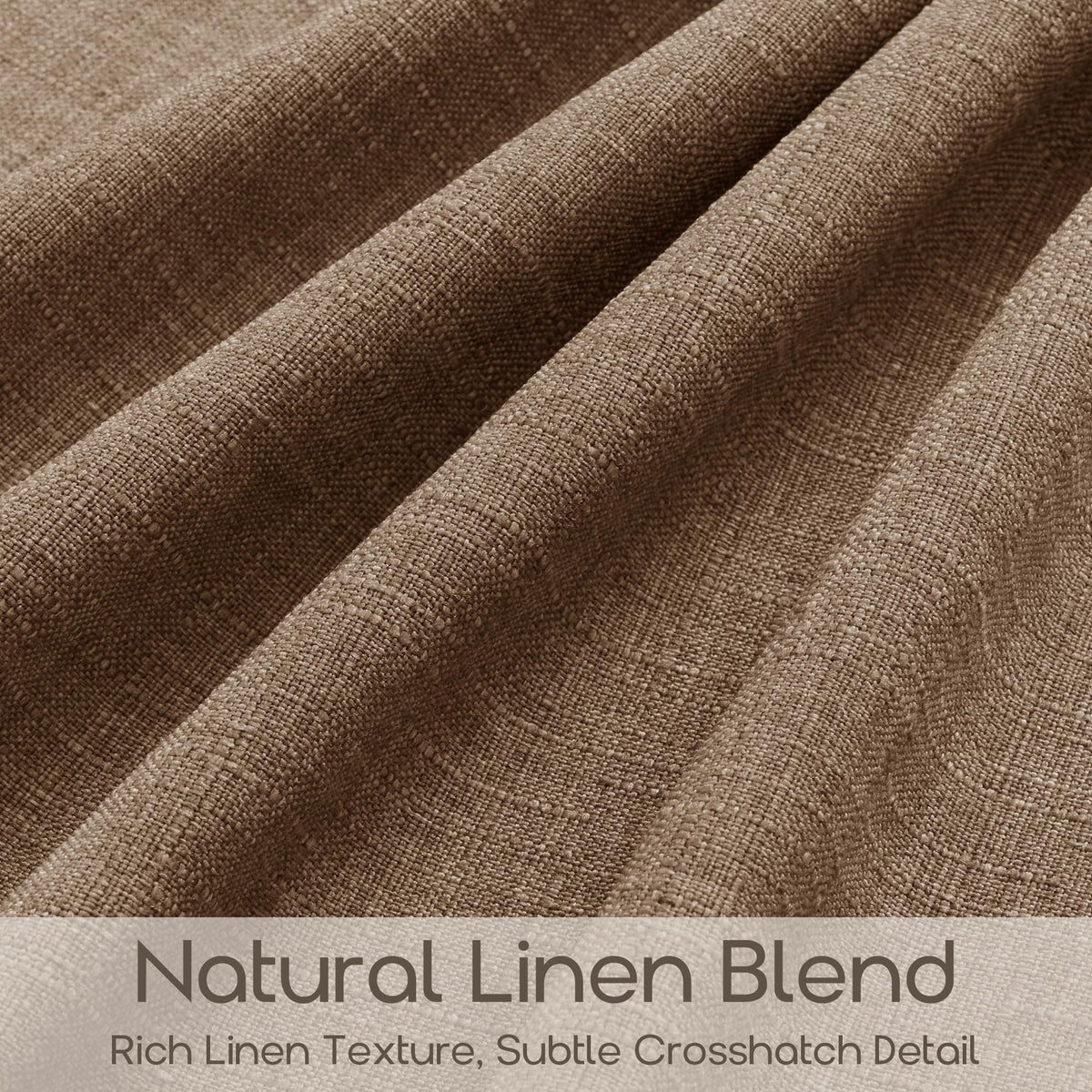 Rust Brown Pinch Pleat Light Filter Extra Long Curtains 120 Inches Length (Rust Brown / 40"W x 120"L (Pack of 2))