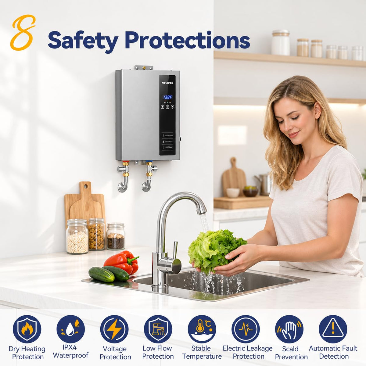 13kW Tankless Water Heater Electric