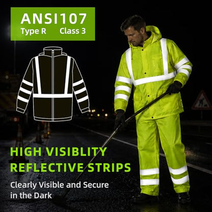 Hi Vis Rain Suit