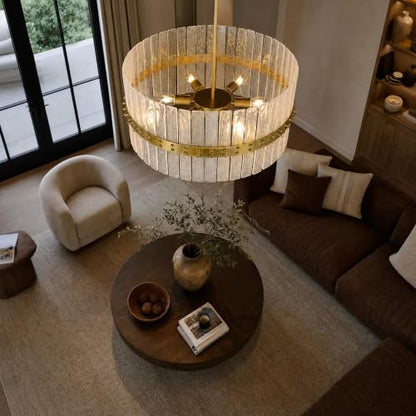 Handmade Bubble Glass Chandelier