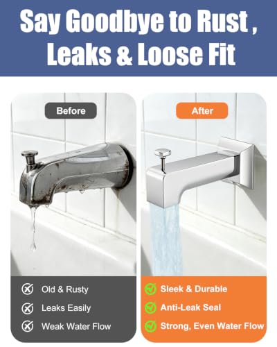 Tub Spout with Diverter (Chrome)