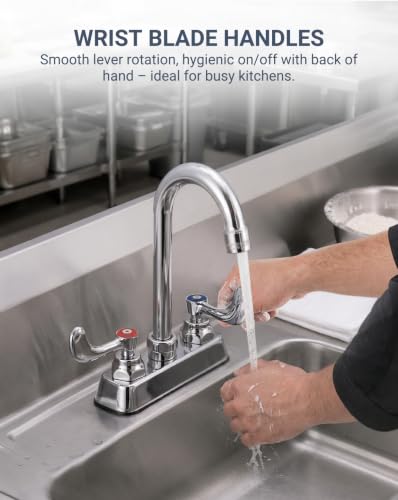 4" Deck Mount Brass Utility Faucet