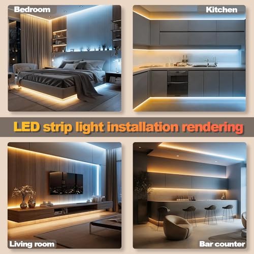 24V CCT COB LED Strip Lights Kit