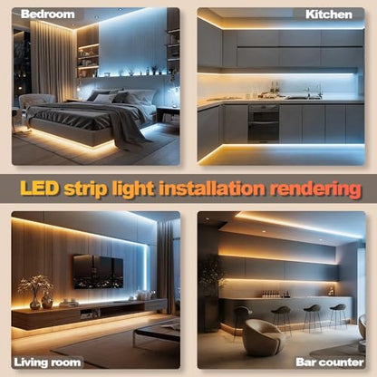 24V CCT COB LED Strip Lights Kit