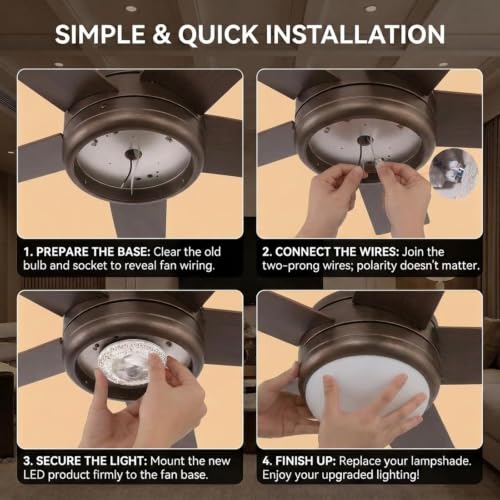 Ceiling Fan LED Light Board Replacement Kit