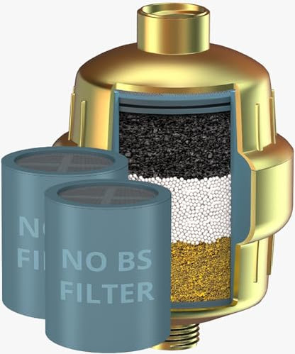 Shower Filter Extra Cartridge for Hard Water Chlorine Heavy Metals