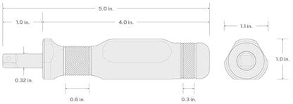 1 4 Inch Drive Spinner Handle Parent