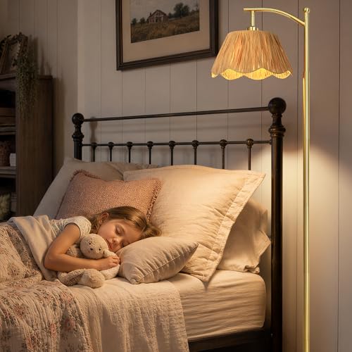 62.5 Inch Floor Lamp for Living Room with Foot Switch