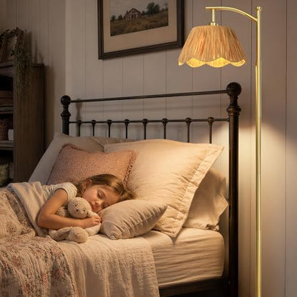 62.5 Inch Floor Lamp for Living Room with Foot Switch