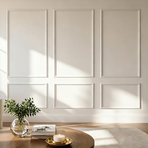 Pre Cut Peel & Stick Wall Molding Box Moulding Trim