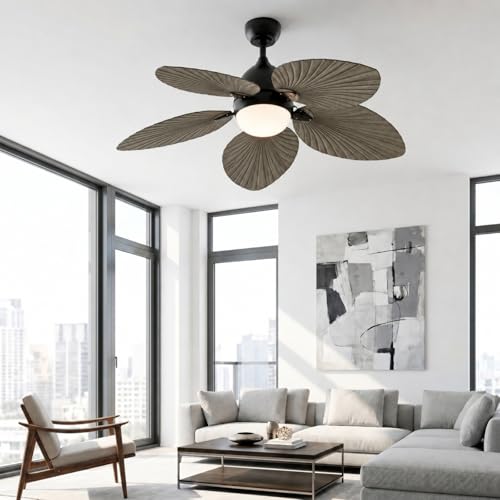 52 Inch Ceiling Fan with Light and Remote for Indoor