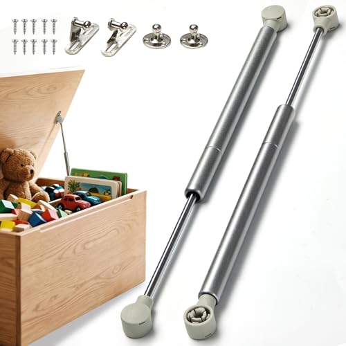 2 Pack Slow Close Hinges for Toy Box 15 inch