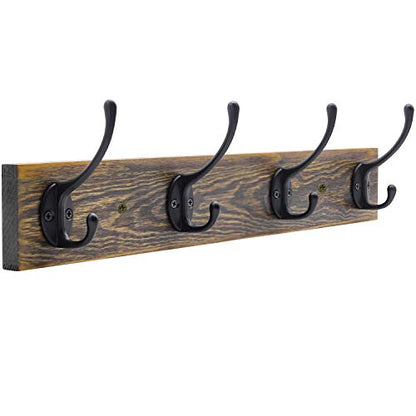 Old Coat Rack 4 Hooks