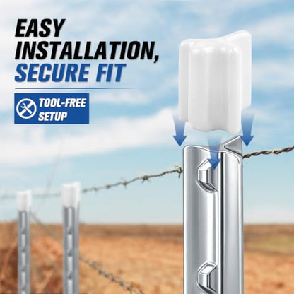Safe T Shaped Post Caps