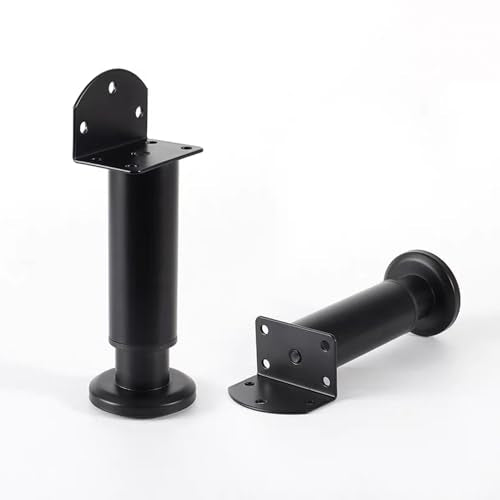 Metal Adjustable Height Furniture Support Legs Replacements Leg Feet for Bed