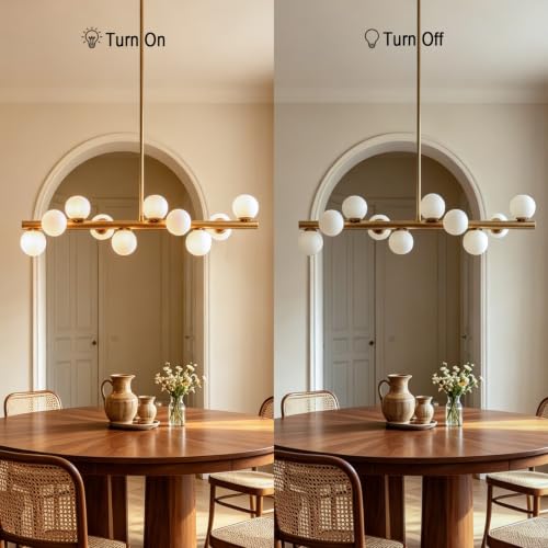 Mid Century Modern Sputnik Chandelier for Dining Room