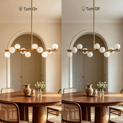 Mid Century Modern Sputnik Chandelier for Dining Room