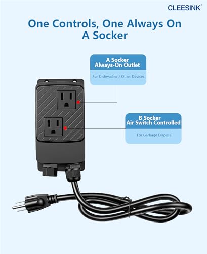 Garbage Disposal Air Switch Kit