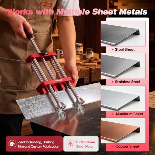 2 Station Sheet Metal Bender (Red)