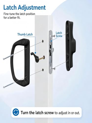 Universal Aluminum Sliding Glass Door Handle