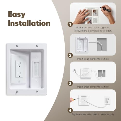 in wall Cable Management kit