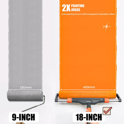 18 Inch Microfiber Paint Roller Covers (3/4" Nap)
