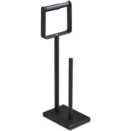 Free Standing Toilet Paper Stand with Reserve Storage