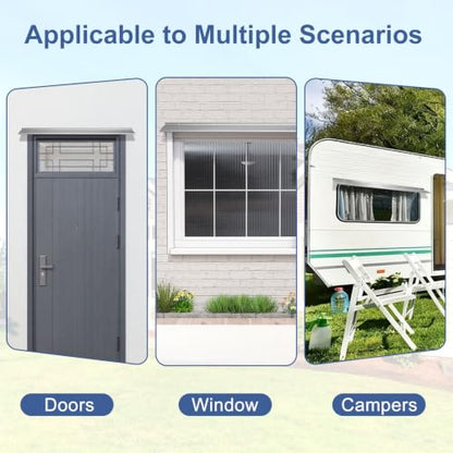 Door Rain Drip Guard Aluminum