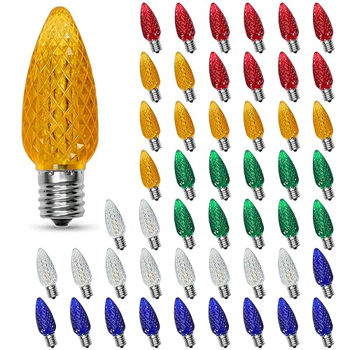 C9 LED Christmas Lights Shatterproof Waterproof Plastic