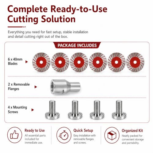 1.57 Diamond Saw Blades Set