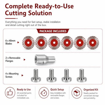1.57 Diamond Saw Blades Set