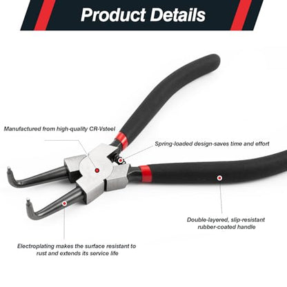 Snap Ring Pliers Set Cr