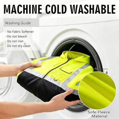 ANSI Class 3 High Vis Safety Hoodie