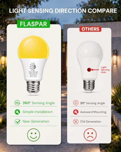Dusk to Dawn Bug Light Bulbs Outdoor