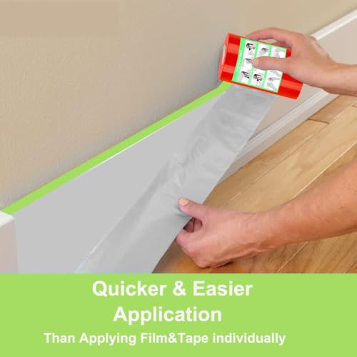 Pre Taped Masking Film with Dispenser