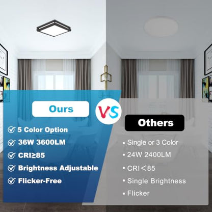 Square Modern Led Ceiling Light Fixture