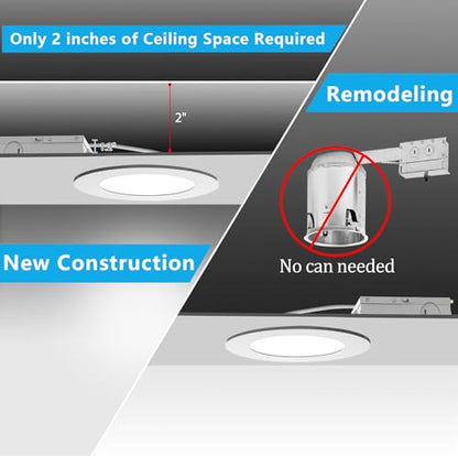 LED Recessed Light with Junction Box
