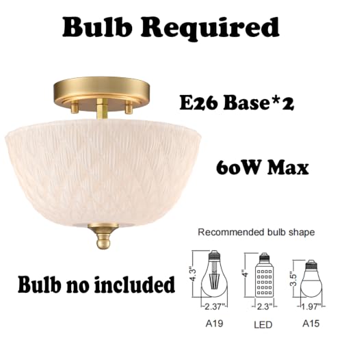 Semi Flush Mount Ceiling Light