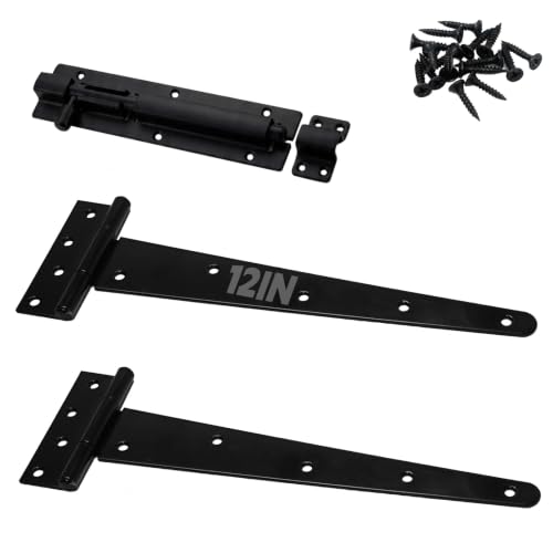 Heavy Duty Door Hinge and Sliding Latch kit
