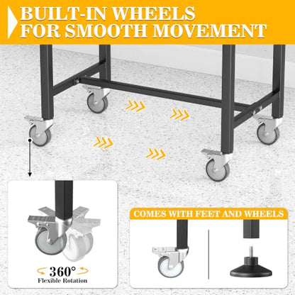 Workbench with Wheels