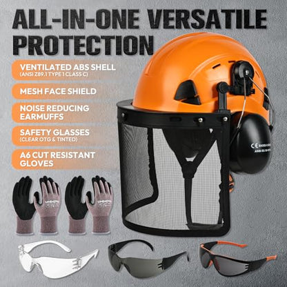 Chainsaw Helmet Kit with Face Shield