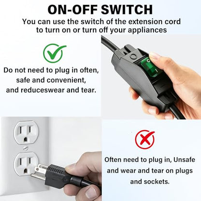 Heavy Duty Extension Cord with Switch