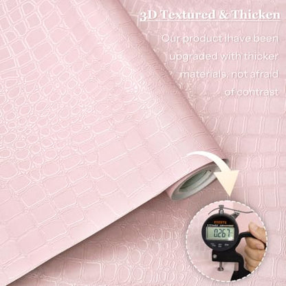 Pink Wallpaper Peel and Stick Crocodile Wallpaper