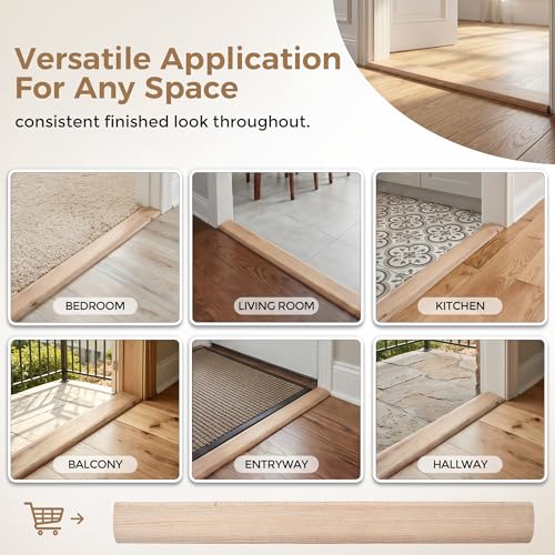 Solid Oak Floor Transition Strip