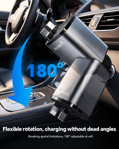 120W Retractable Car Charger