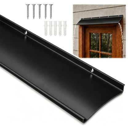 4" Extra Wide Door Rain Drip Guard