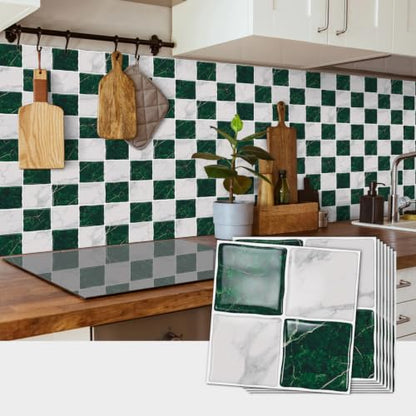 3D Peel and Stick Kitchen Backsplash Tile Stickers Decal Panel