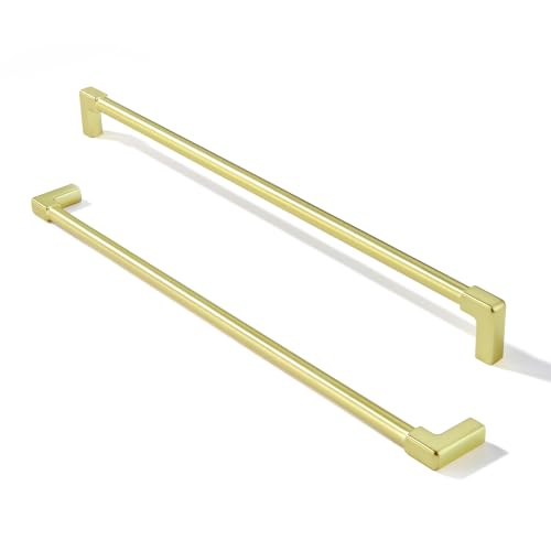 10 Pack Cabinet Pulls 8" (Brushed Gold / 8"(203mm)Hole Center-5Pcs)