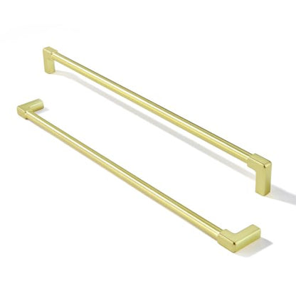 10 Pack Cabinet Pulls 8" (Brushed Gold / 8"(203mm)Hole Center-5Pcs)