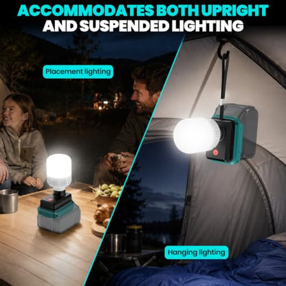 Cordless LED floodlight